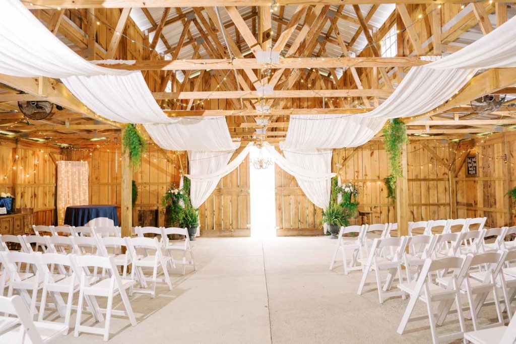 indoor wedding ceremony chairs